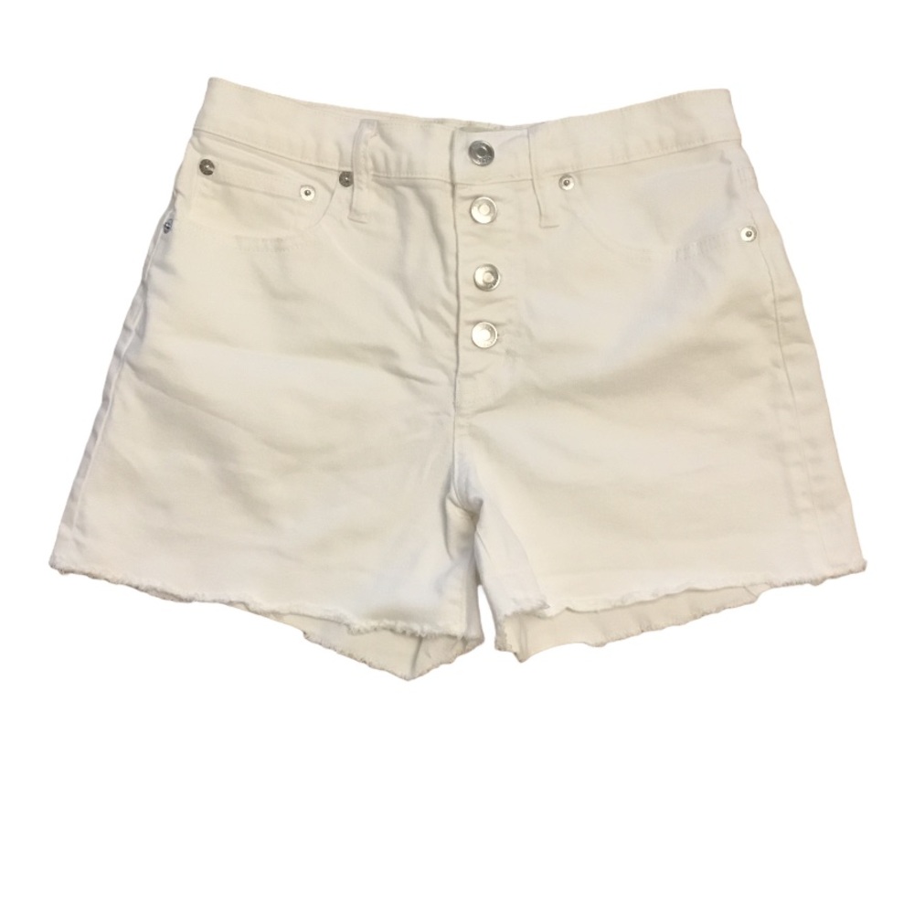 J. Crew white denim shorts